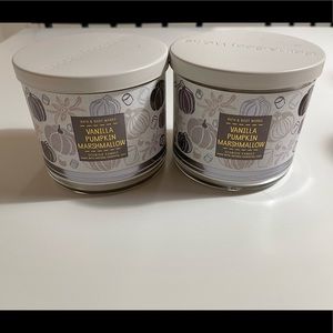 Bath and Body Works 3 wick candles